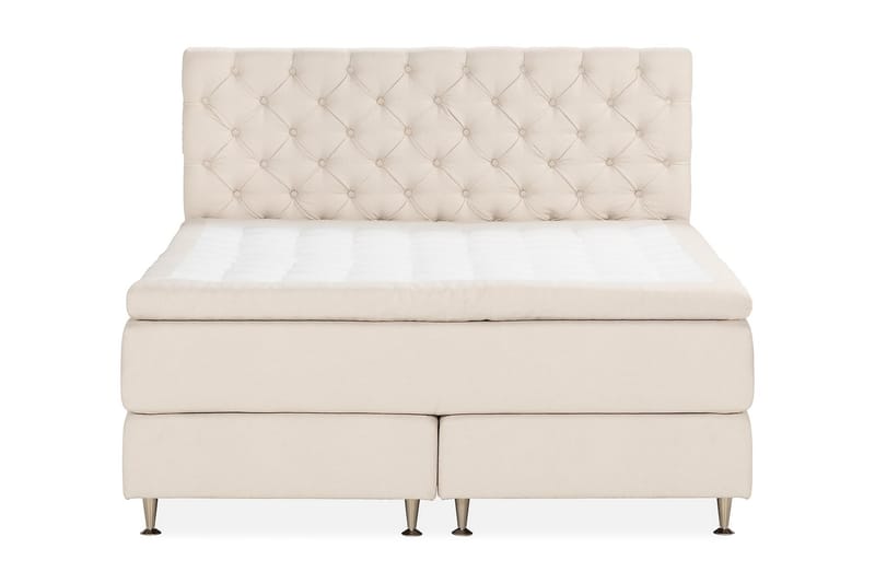 Sengepakke Kontinentalseng Oslo Lyx 160x200 cm, Lysebeige