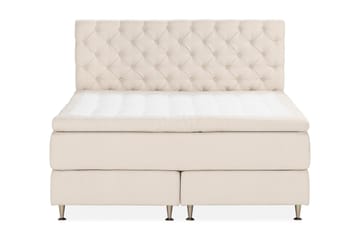 Sengegavl Dypheftet - Lys Beige