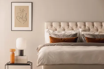 Sengepakke Kontinentalseng Oslo Lyx 180x200 cm - Lysebeige - Møbler - Senger - Kontinentalsenger