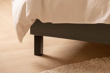 Sengepakke Nayaka 120x200 Lateksmadrass - Knappet gavl Brun - Møbler - Senger - Kontinentalsenger