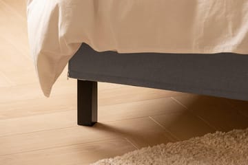 Sengepakke Nayaka 120x200 Skummadrass - Dypheftet gavl Grå - Møbler - Senger - Kontinentalsenger