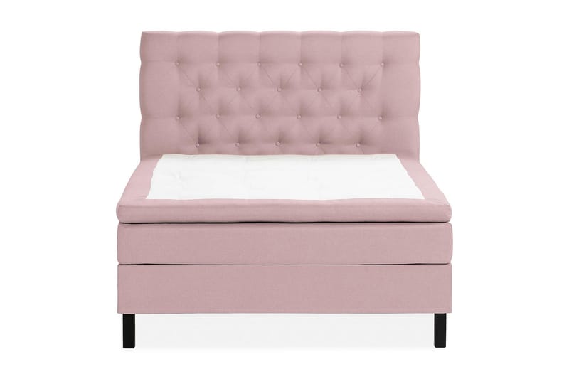 Sengepakke Nayaka 120x200 Skummadrass - Dypheftet gavl Rosa - Møbler - Senger - Kontinentalsenger