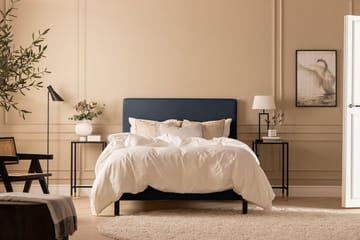 Sengepakke Nayaka 120x200 Skummadrass - Glatt gavl Blå - Møbler - Senger - Kontinentalsenger