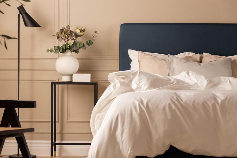 Sengepakke Nayaka 120x200 Skummadrass - Glatt gavl Blå - Møbler - Senger - Kontinentalsenger