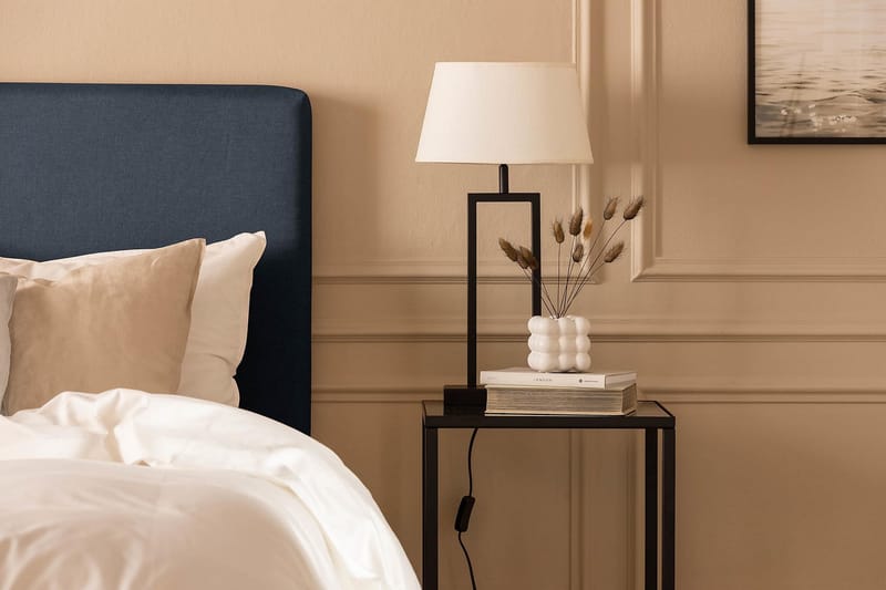 Sengepakke Nayaka 120x200 Skummadrass - Glatt gavl Blå - Møbler - Senger - Kontinentalsenger