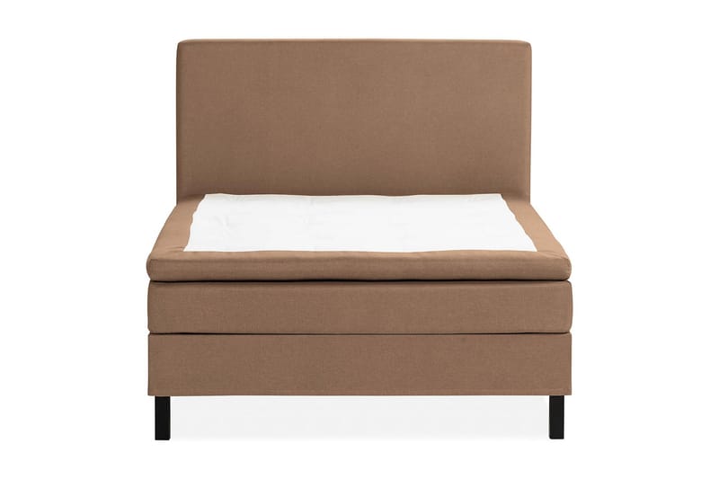 Sengepakke Nayaka 120x200 Skummadrass - Glatt gavl Brun - Møbler - Senger - Kontinentalsenger