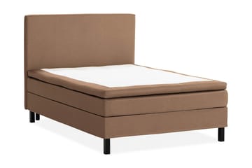 Sengepakke Nayaka 120x200 Skummadrass - Glatt gavl Brun - Møbler - Senger - Kontinentalsenger