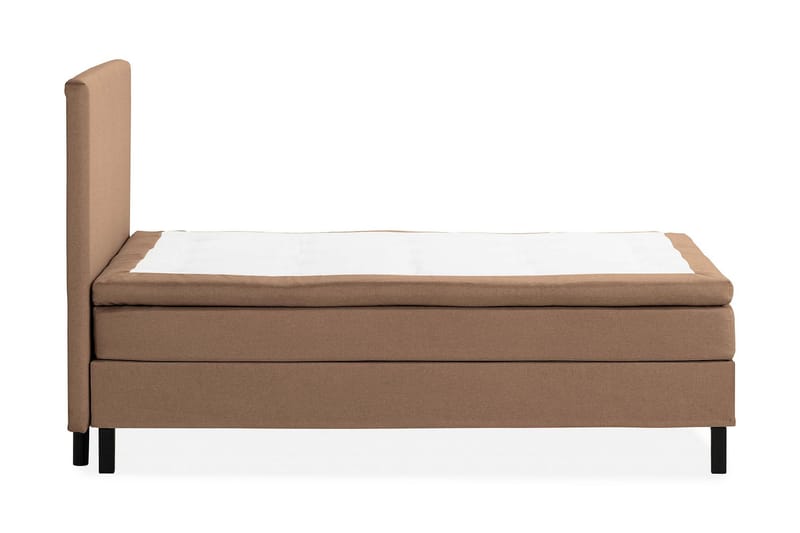 Sengepakke Nayaka 120x200 Skummadrass - Glatt gavl Brun - Møbler - Senger - Kontinentalsenger