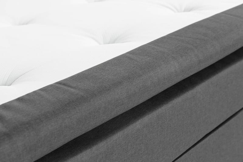 Sengepakke Nayaka 120x200 Skummadrass - Glatt gavl Mørkegrå - Møbler - Senger - Kontinentalsenger