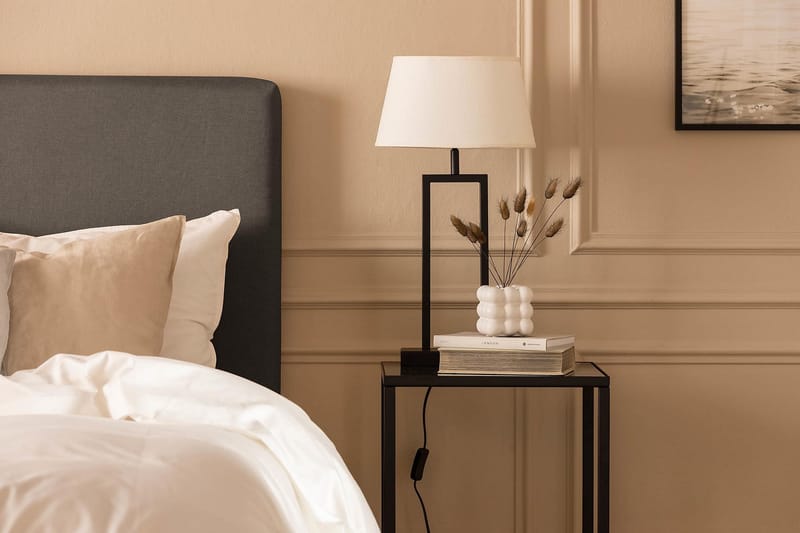 Sengepakke Nayaka 120x200 Skummadrass - Glatt gavl Mørkegrå - Møbler - Senger - Kontinentalsenger