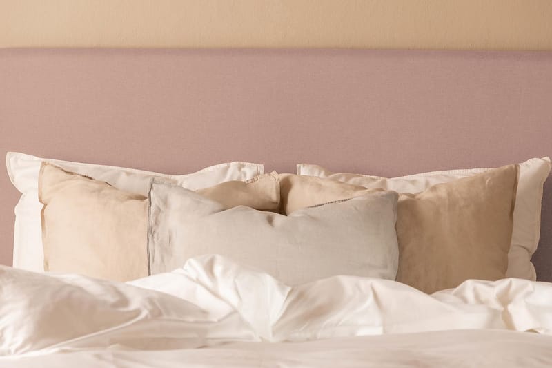 Sengepakke Nayaka 120x200 Skummadrass - Glatt gavl Rosa - Møbler - Senger - Kontinentalsenger