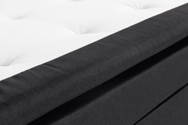 Sengepakke Nayaka 120x200 Skummadrass - Glatt gavl Svart - Møbler - Senger - Kontinentalsenger