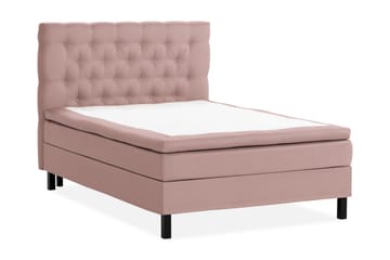 Sengepakke Nayaka 140x200 Skummadrass - Dypheftet gavl Rosa - Møbler - Senger - Kontinentalsenger