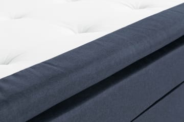 Sengepakke Nayaka 140x200 Skummadrass - Glatt gavl Blå - Møbler - Senger - Kontinentalsenger
