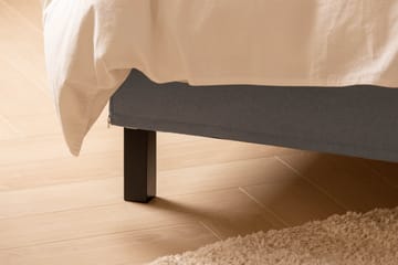 Sengepakke Nayaka 140x200 Skummadrass - Glatt gavl Grå - Møbler - Senger - Kontinentalsenger