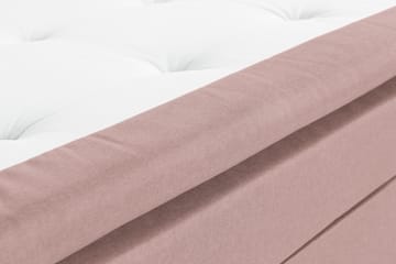 Sengepakke Nayaka 140x200 Skummadrass - Glatt gavl Rosa - Møbler - Senger - Kontinentalsenger