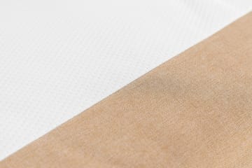 Sengepakke Nayaka 150x200 Lateksmadrass - Dypheftet gavl Beige - Møbler - Senger - Kontinentalsenger