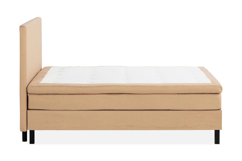 Sengepakke Nayaka 150x200 Memorymadrass - Glatt gavl Beige - Møbler - Senger - Kontinentalsenger