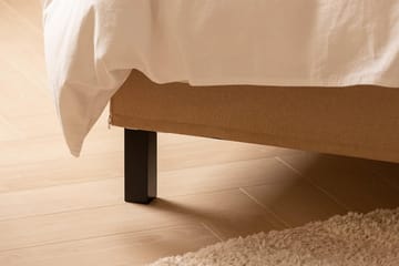 Sengepakke Nayaka 160x200 Lateksmadrass - Knappet gavl Beige - Møbler - Senger - Kontinentalsenger