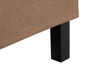 Sengepakke Nayaka 160x200 Lateksmadrass - Knappet gavl Brun - Møbler - Senger - Kontinentalsenger