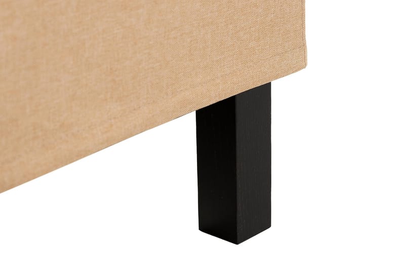 Sengepakke Nayaka 160x200 Memorymadrass - Dypheftet gavl Beige - Møbler - Senger - Kontinentalsenger