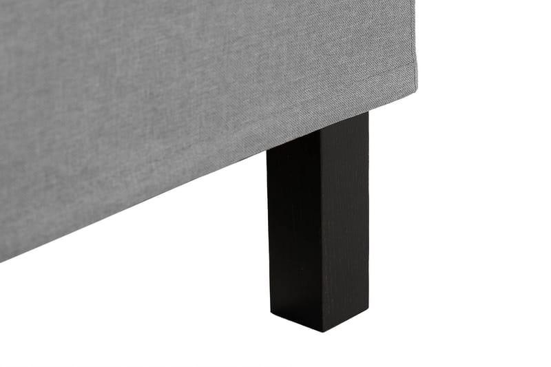 Sengepakke Nayaka 160x200 Memorymadrass - Dypheftet gavl Grå - Møbler - Senger - Kontinentalsenger