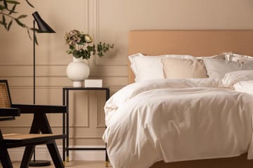 Sengepakke Nayaka 210x210 Lateksmadrass - Glatt gavl Beige - Møbler - Senger - Kontinentalsenger