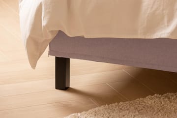 Sengepakke Nayaka 210x210 Lateksmadrass - Glatt gavl Rosa - Møbler - Senger - Kontinentalsenger