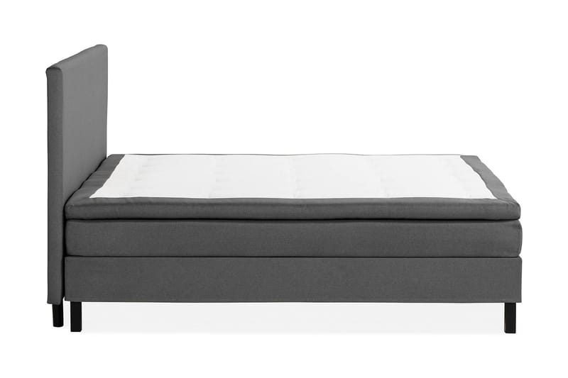 Sengepakke Nayaka 210x210 Memorymadrass - Glatt gavl Mørkegrå - Møbler - Senger - Kontinentalsenger
