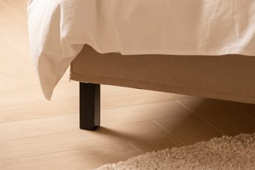 Sengepakke Nayaka 210x210 Skummadrass - Knappet gavl Beige - Møbler - Senger - Kontinentalsenger