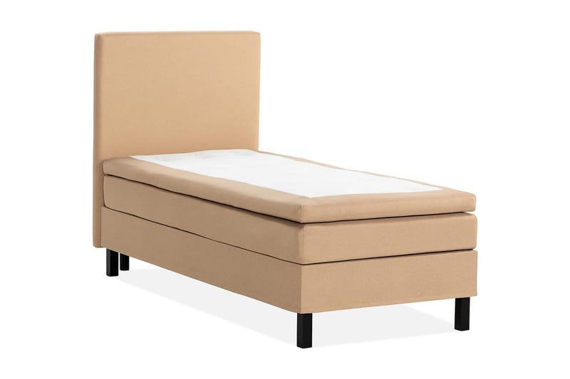 Sengepakke Nayaka 90x200 Lateksmadrass - Glatt gavl Beige - Møbler - Senger - Kontinentalsenger