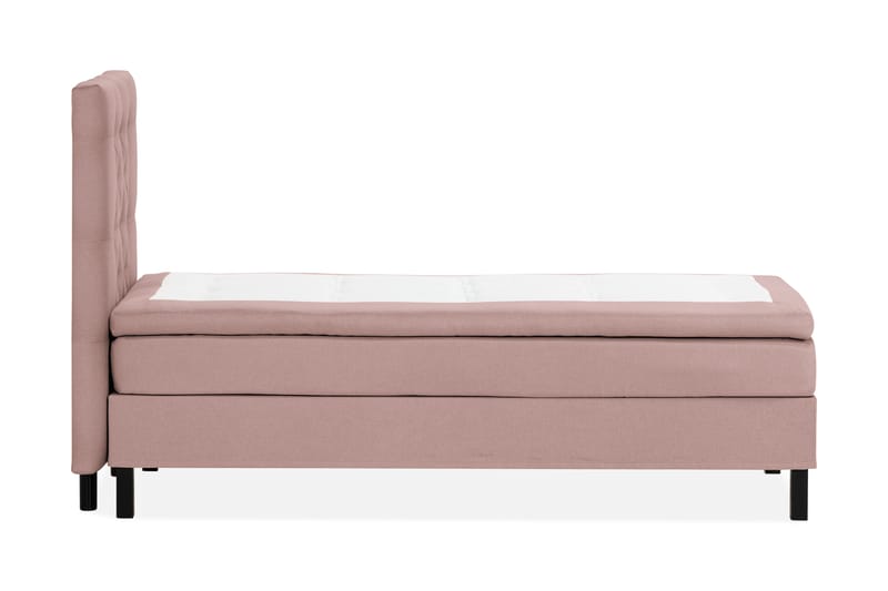 Sengepakke Nayaka 90x200 Skummadrass - Dypheftet gavl Rosa - Møbler - Senger - Kontinentalsenger