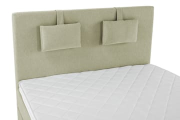 Sengepakke Olivia 140x200 Skum Glatt Sengegavl - Skum Nakkepute Liten - Møbler - Senger - Kontinentalsenger