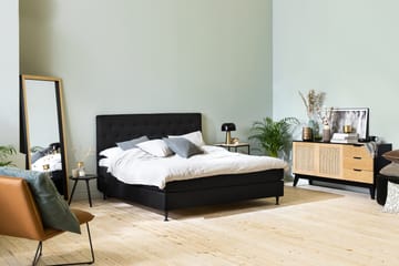 Sengepakke Rebeca 160x200 cm - Svart - Møbler - Senger - Kontinentalsenger