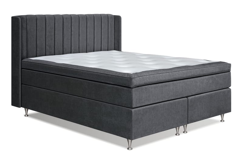 Sengepakke Paraiso Kontinentalseng Medium - 160x200 cm Mørkegrå (+Flere valg) - Møbler - Senger - Kontinentalsenger