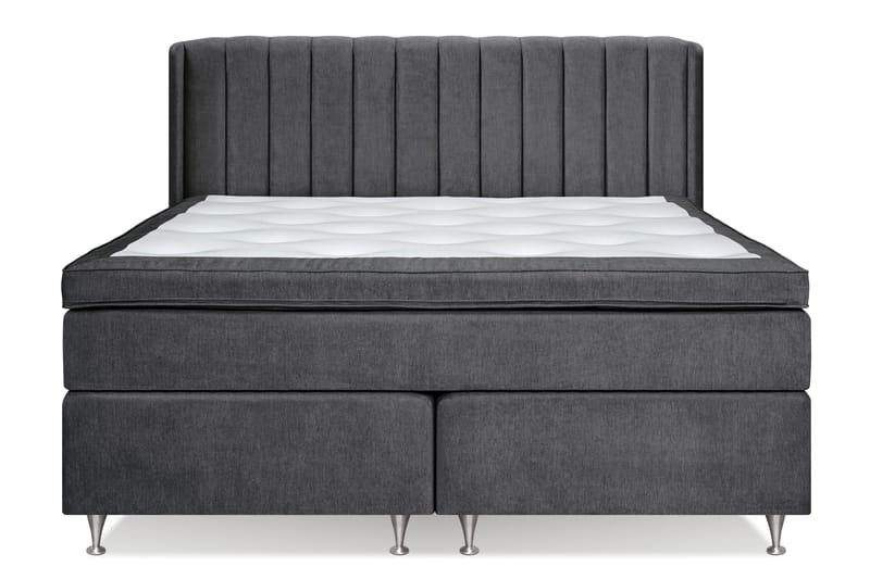 Sengepakke Paraiso Kontinentalseng Medium - 160x200 cm Mørkegrå (+Flere valg) - Møbler - Senger - Kontinentalsenger
