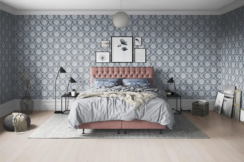 Sengepakke Paraiso Kontinentalseng Medium - 105x200 cm Mørkerosa (+Flere valg) - Møbler - Senger - Kontinentalsenger