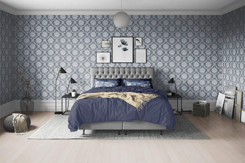 Sengepakke Paraiso Kontinentalseng Medium - 105x200 cm Grå (+Flere valg) - Møbler - Senger - Enkeltsenger