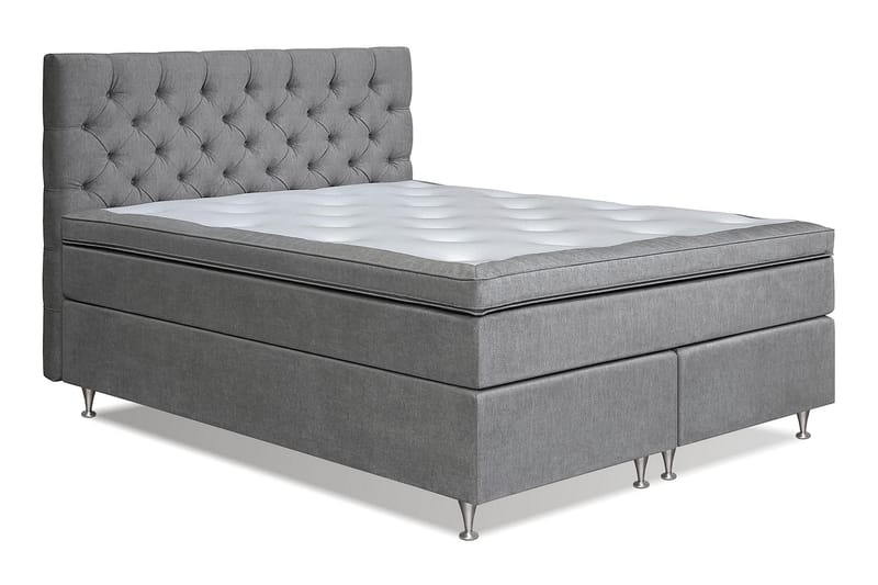 Sengepakke Paraiso Kontinentalseng Medium - 160x200 cm Grå (+Flere valg) - Møbler - Senger - Kontinentalsenger