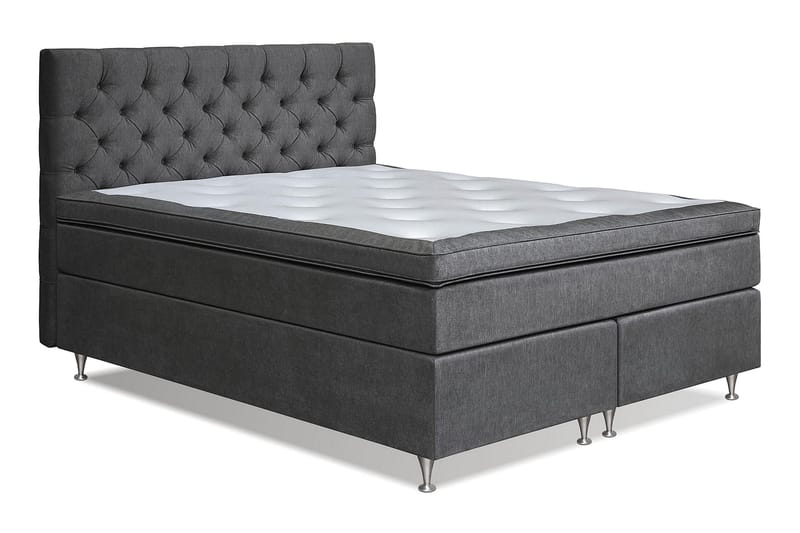 Sengepakke Paraiso Kontinentalseng Medium - 160x200 cm Mørkegrå (+Flere valg) - Møbler - Senger - Kontinentalsenger