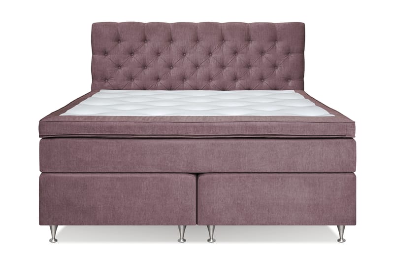 Sengepakke Paraiso Kontinentalseng Medium - 160x200 cm Mørkerosa (+Flere valg) - Møbler - Senger - Kontinentalsenger