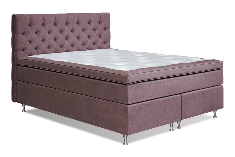 Sengepakke Paraiso Kontinentalseng Medium - 160x200 cm Mørkerosa (+Flere valg) - Møbler - Senger - Kontinentalsenger