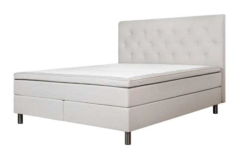 Smögen Komplett Sängpaket 160x200 - Beige - Møbler - Senger - Kontinentalsenger