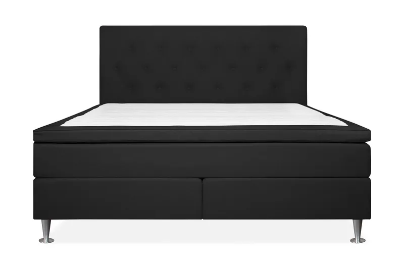 Strömstad Komplett Sängpaket 140x200, Mørkegrå