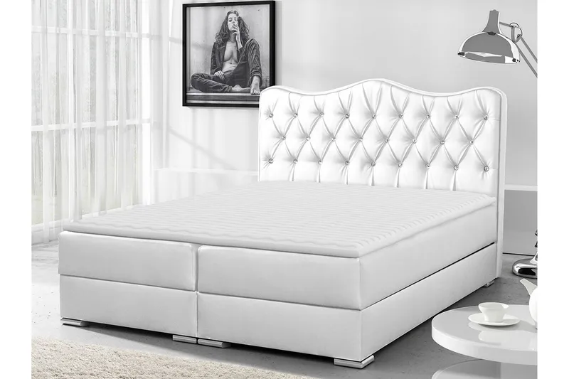 Sultan Kontinentalseng 200x200 - Hvit - Møbler - Senger - Kontinentalsenger