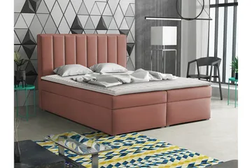 Valasco Kontinentalseng 160x200 cm - Rosa - Møbler - Senger - Kontinentalsenger