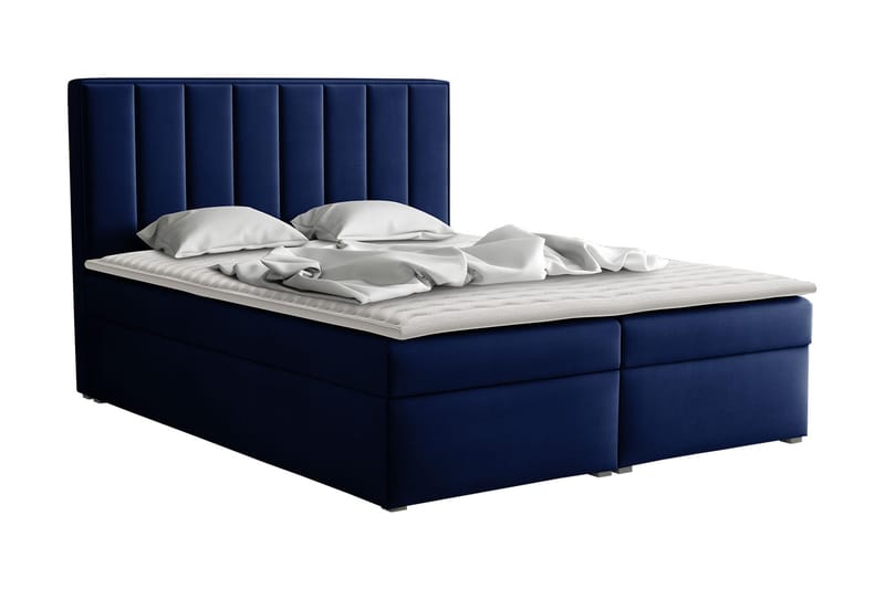 Valasco Kontinentalseng 180x200 cm - Blå - Møbler - Senger - Kontinentalsenger