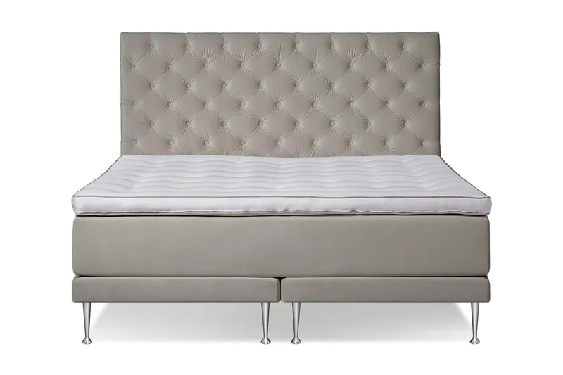 Victoria Komplett Sengepakke 160x200 - Beige - Møbler - Senger - Kontinentalsenger