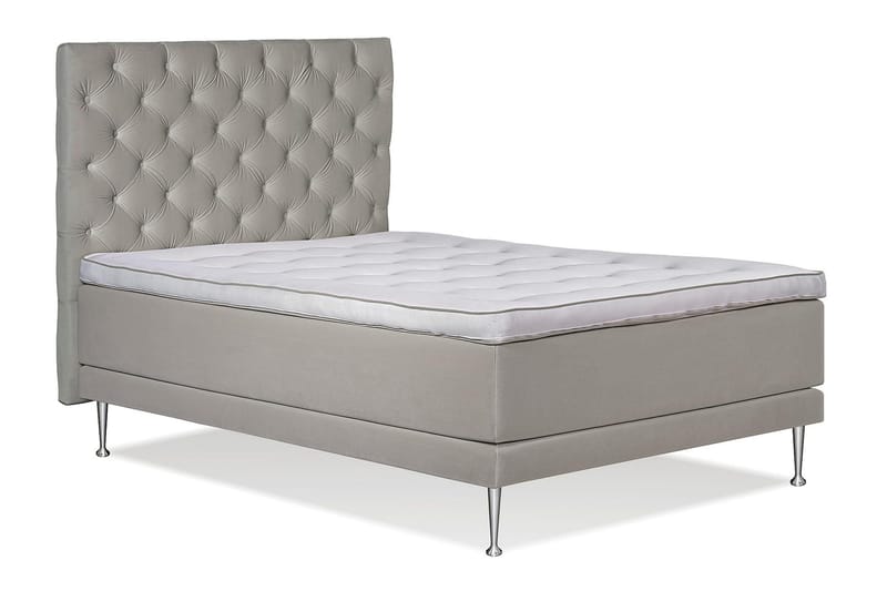 VICTORIA Kontinentalseng 140 - Beige - Møbler - Senger - Kontinentalsenger