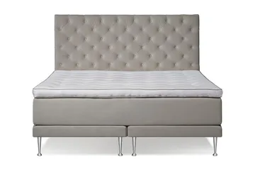 VICTORIA Kontinentalseng 180 - Beige - Møbler - Senger - Kontinentalsenger